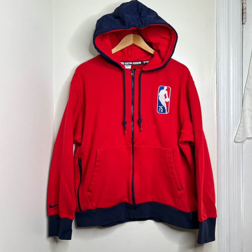 Nike National Basketball Association 75th Philadelphia 76ers XL Zip Up Hoodie